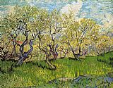 Vincent Van Gogh Wall Art - Orchard in Blossom 4
